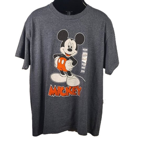 DISNEY MICKEY MOUSE Cotton Blend Men's Short Sleeve Tee Size Large NWOT - Picture 1 of 11